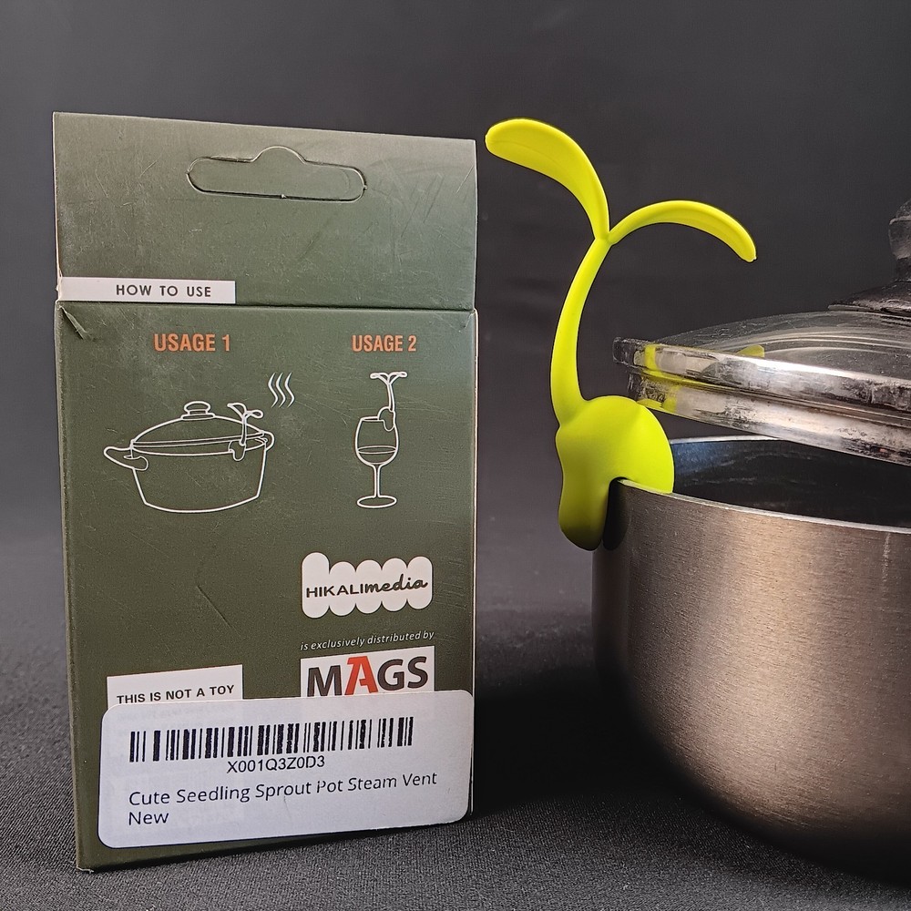 Novelty Pot Lid Steam Vent Seedling