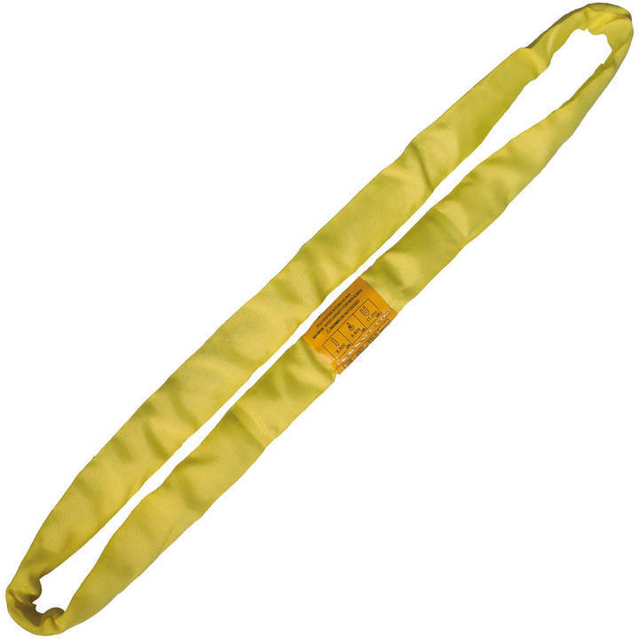 Endless Round Lifting Sling Heavy Duty Polyester Yellow 8'
