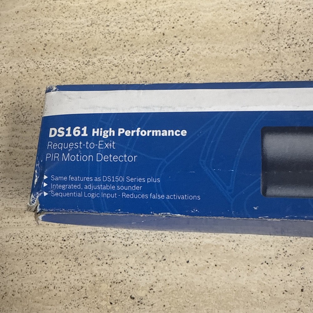 Bosch DS161 High Performance Request-to-Exit PIR Motion Sensor Sounder, Black