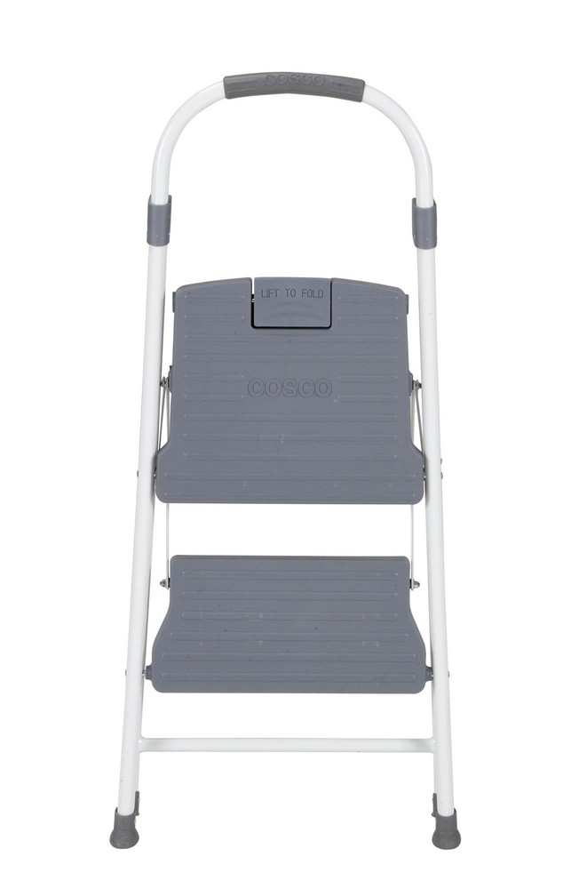 COSCO 2-Step Connection Folding Step Stool with Large Resin Steps