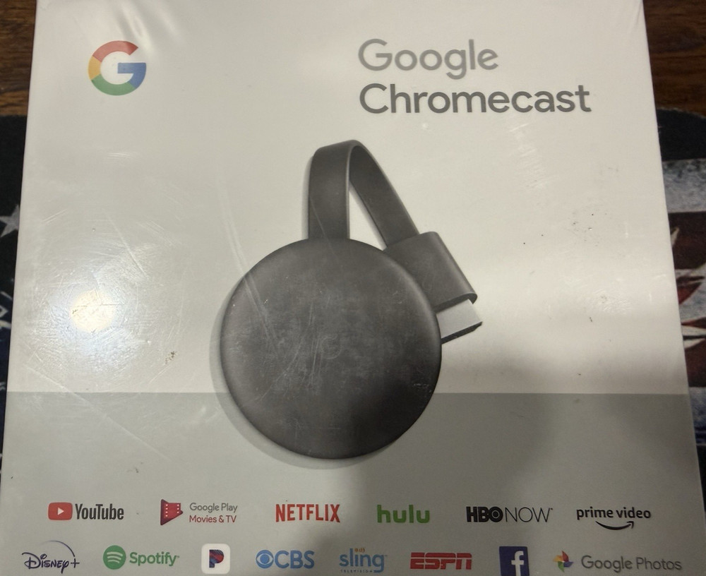 GOOGLE CHOMECAST 2000+ ANDROID &I PHONE  BRAND NEW
