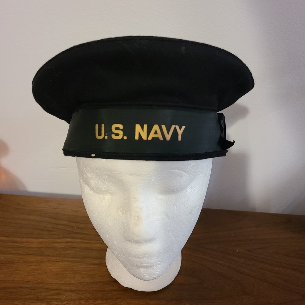 WWII USN Navy Donald Duck Hat Personalized