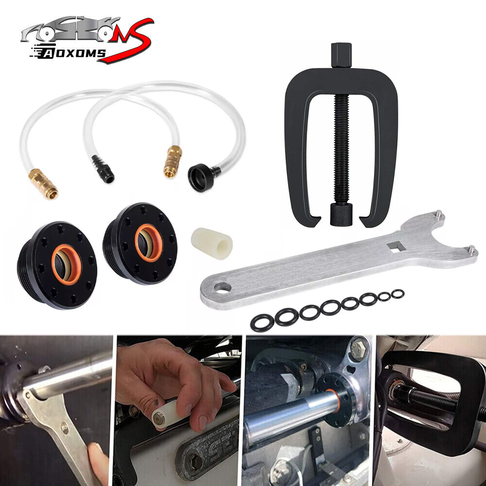 Seastar Hydraulic Steering Cylinder Seal HS5157 + Bracket Puller + Bleed Kit