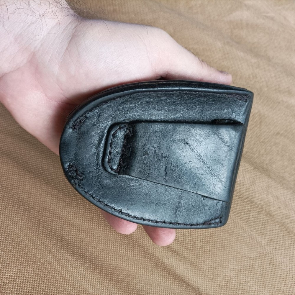 Vintage USSR leather Case for handcuffs