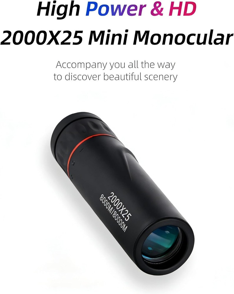 Monocular 25X with Phone Adapter Mini
