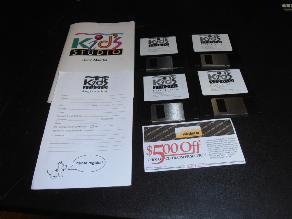 Kids Studio (Mac, 1993) Rare