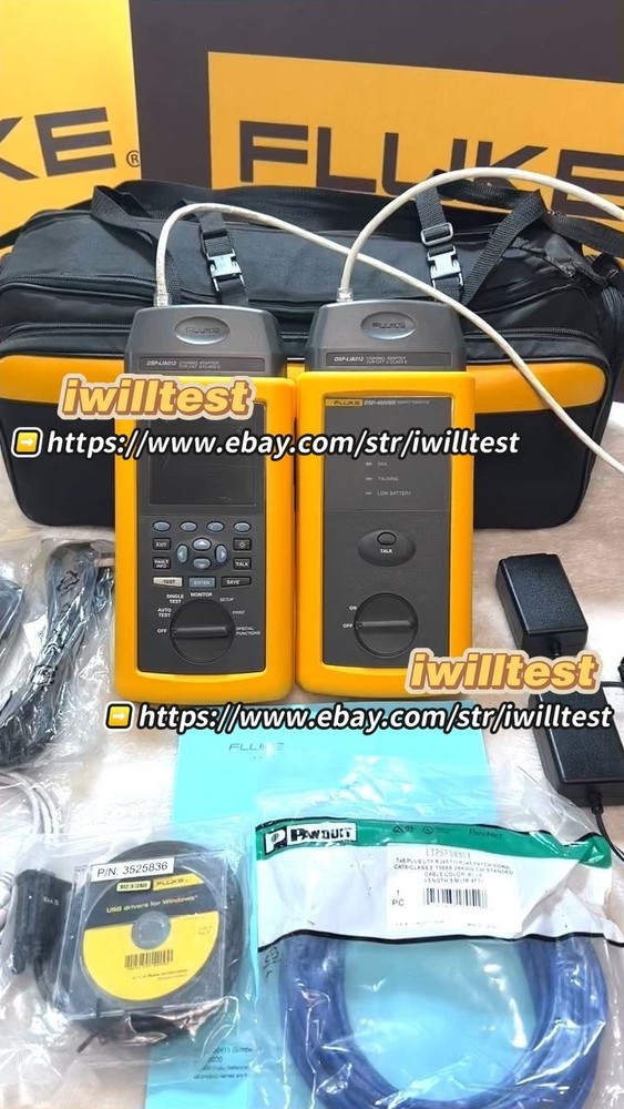 1pcs FLUKE DSP-4000 Network Cable Authentication Device *IW