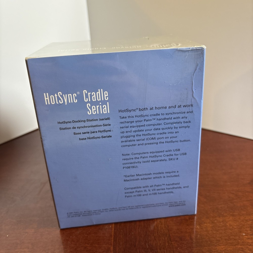 Palm Hotsync Cradle Serial Includes Mac Adapter