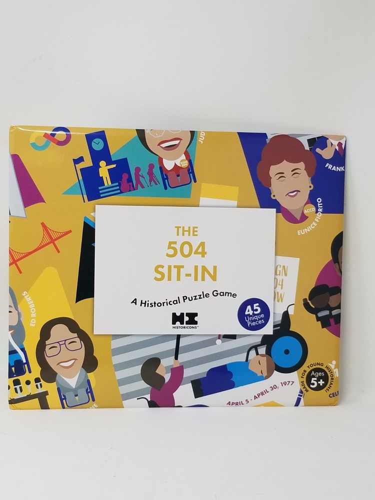 The 504 Sit-In Puzzle - 45 Unique Pieces
