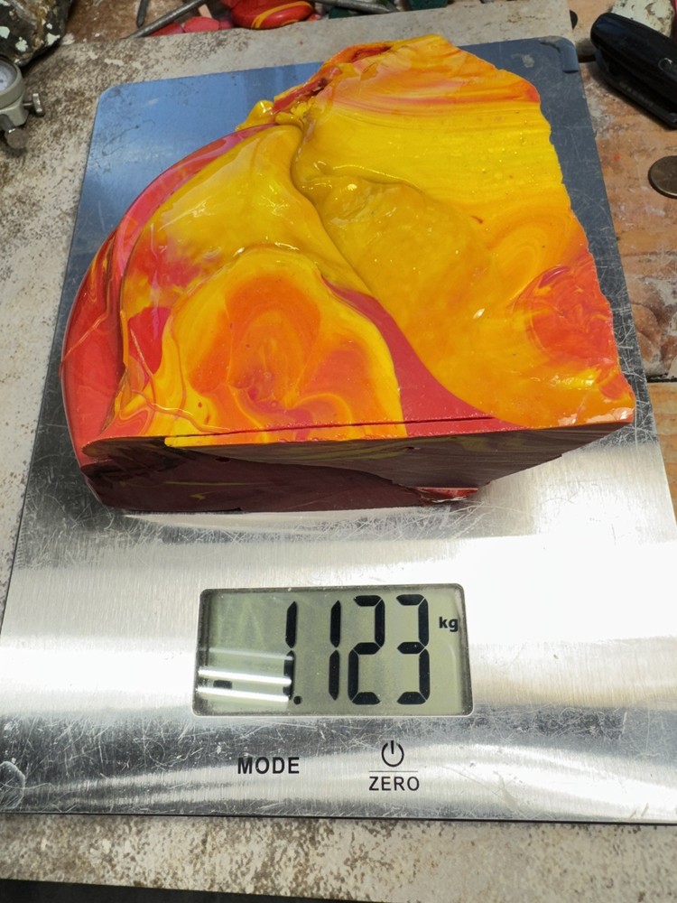 One solid piece rosarita rough super nice color and pattern