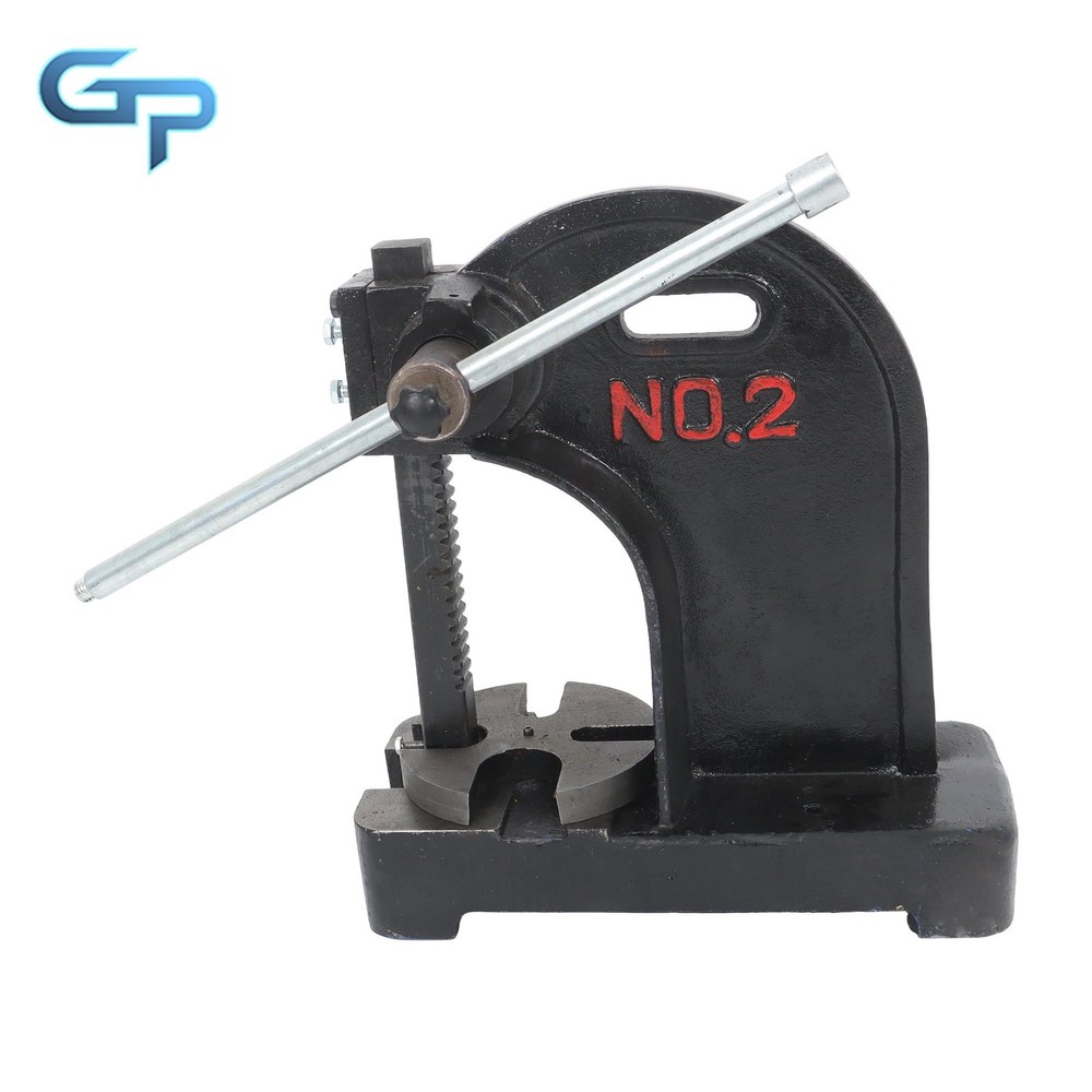 Manual Machine Bending Desktop Punch Press Maximum Height 8.5" Arbor Press 2 Ton