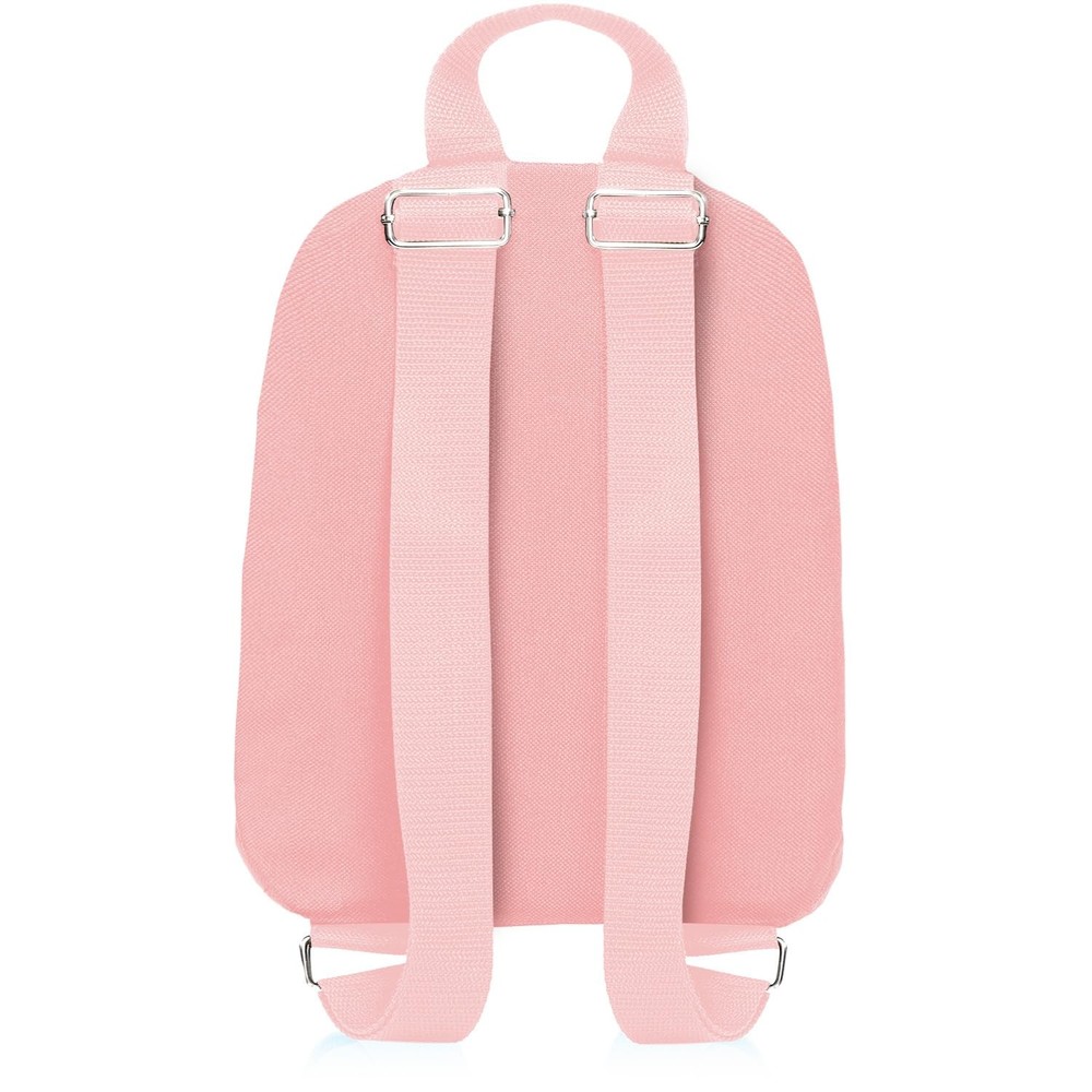 Stitch and Angel Mini Backpack - 10" Iconic Woven Small Backpack with Front P...