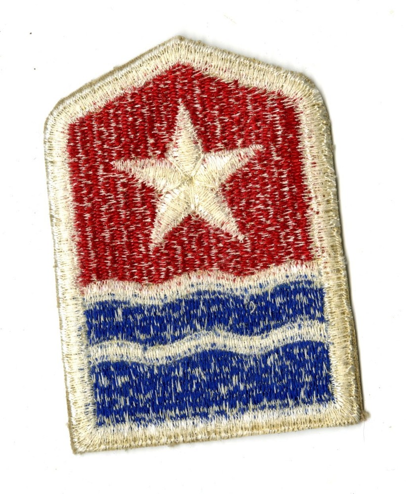 Middle East Forces White Back Patch WWII Vintage