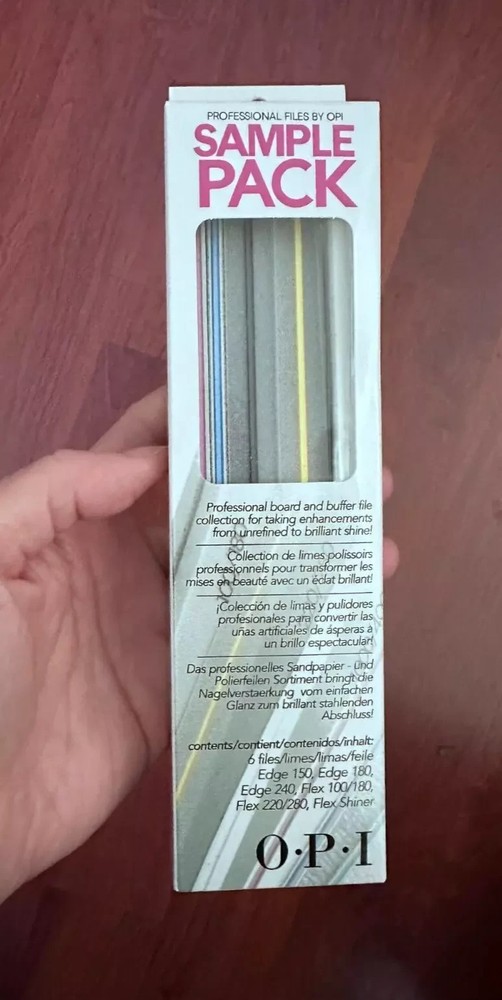 OPI - Professional Nail File Board Sample Pack - Flex Shiner Edge Buffer (6pcs)