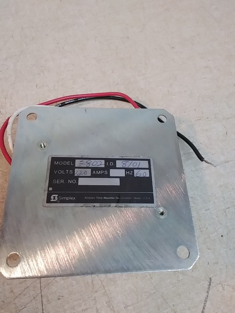 Simplex Time Indicating Recording Equipment Assembly 519-190