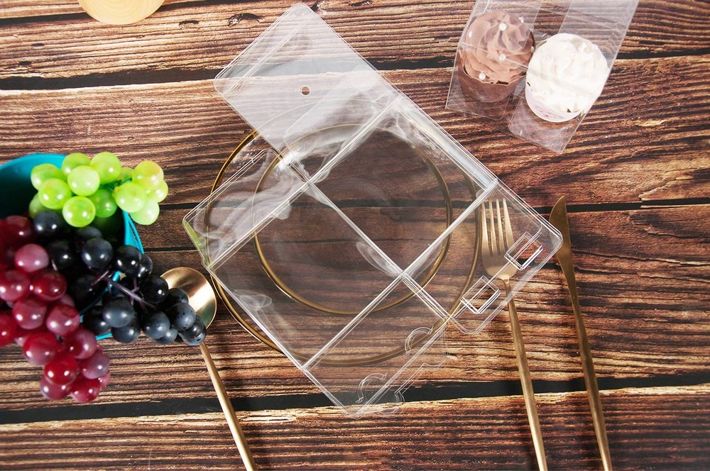 Clear Candy Apple Boxes Kit 60 Pcs Includes 30 Boxes And 30 Sticks Easy Assemble