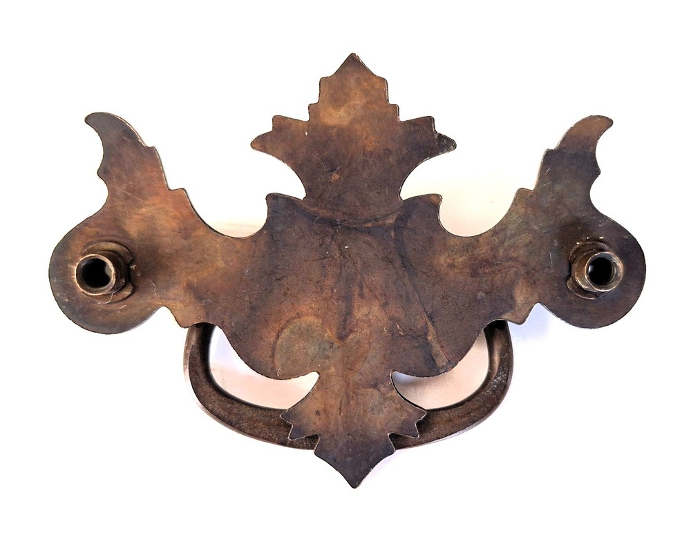 Bat Wing Drop Handle Cabinet Drawer Pull Magnetic Metal FLAT BACK 3"