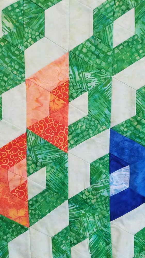 Geometric Quilted Table Decor