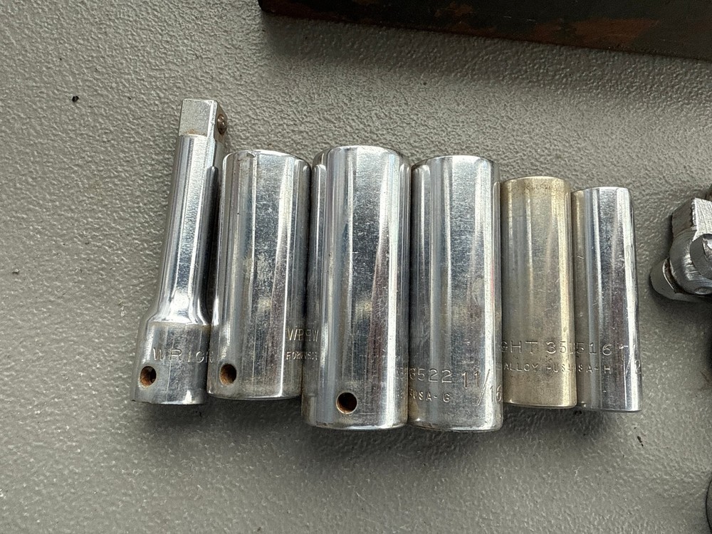 Wright Tool Socket Set with Ratchets and Extensions