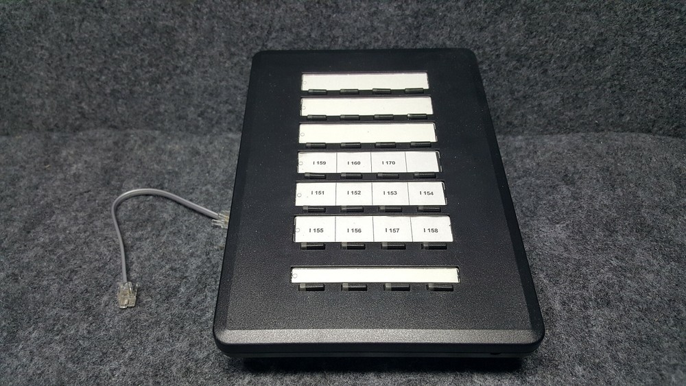 Comdial Impact SCS IB24X-FB Flat Black 24 Button DSS/BLF Console