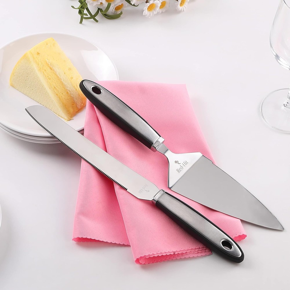 Cake Cutting Set Wedding Cake Knife & Server Set Cake Cutter & Pie Spatula Cake