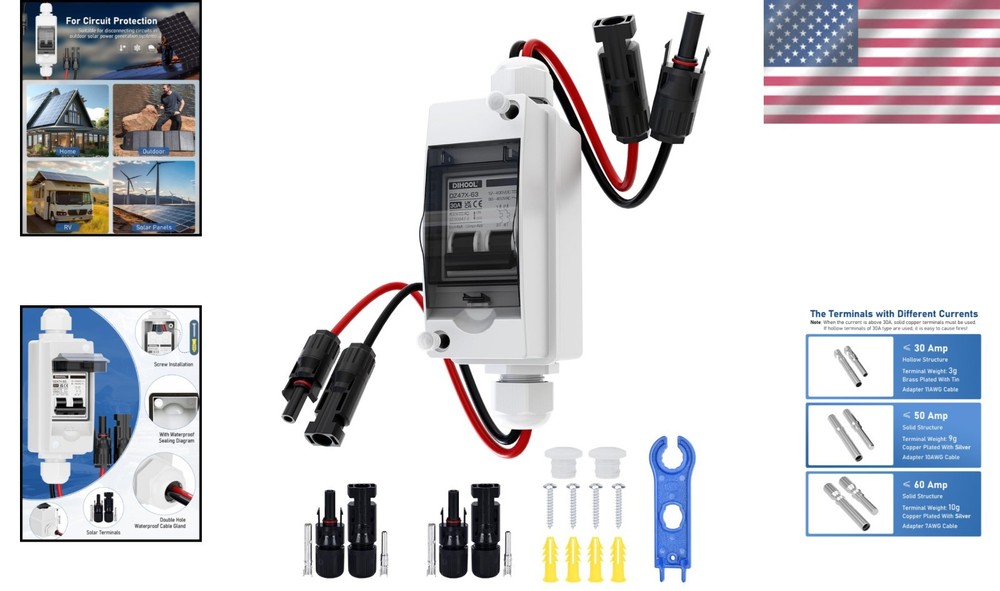 30A 2 Pole Solar Panel Disconnect Switch