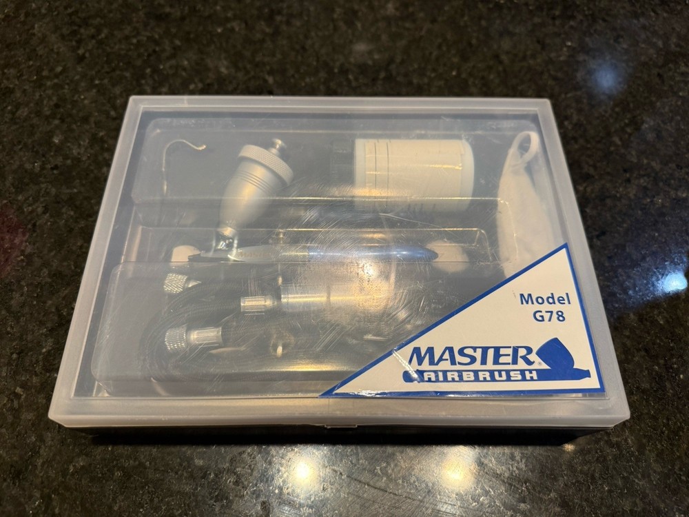 Master MODEL G78 Gravity Feed Airbrush NEW IN BOX