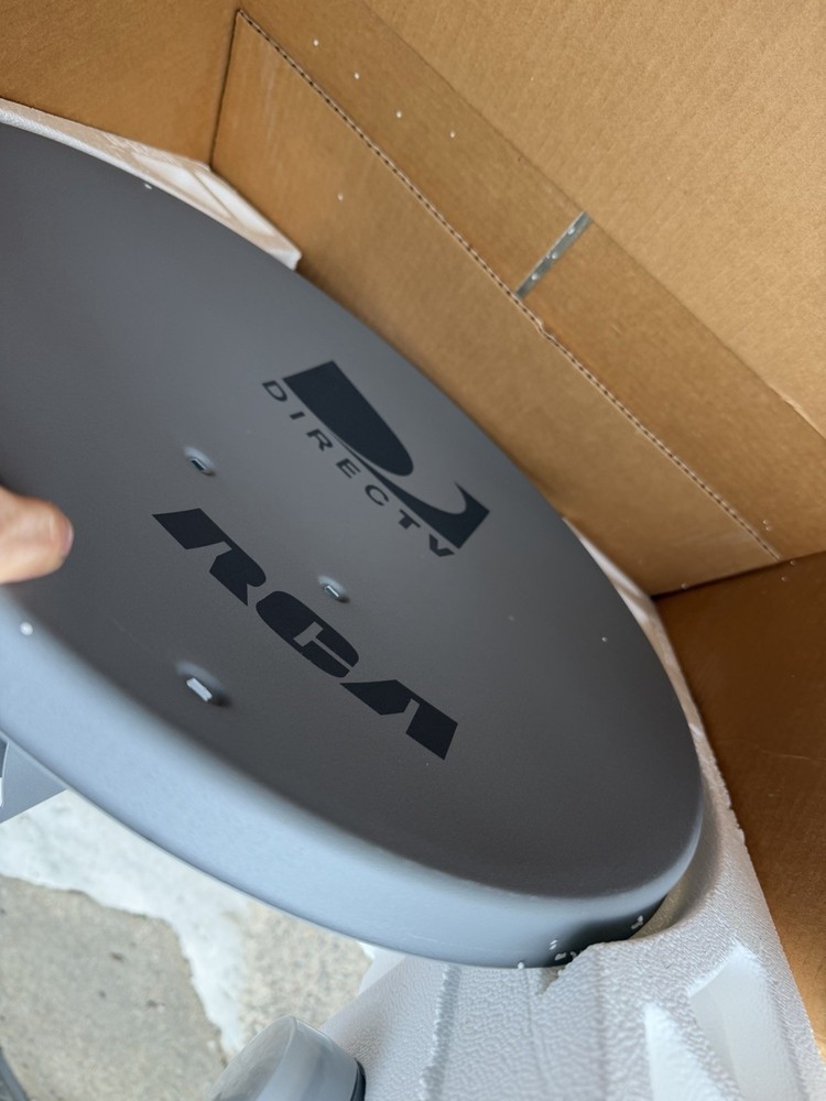 Direct TV Satellite Dish With Mount , New Open Box