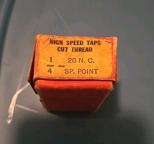 Vintage Card High Speed Taps Cut Thread