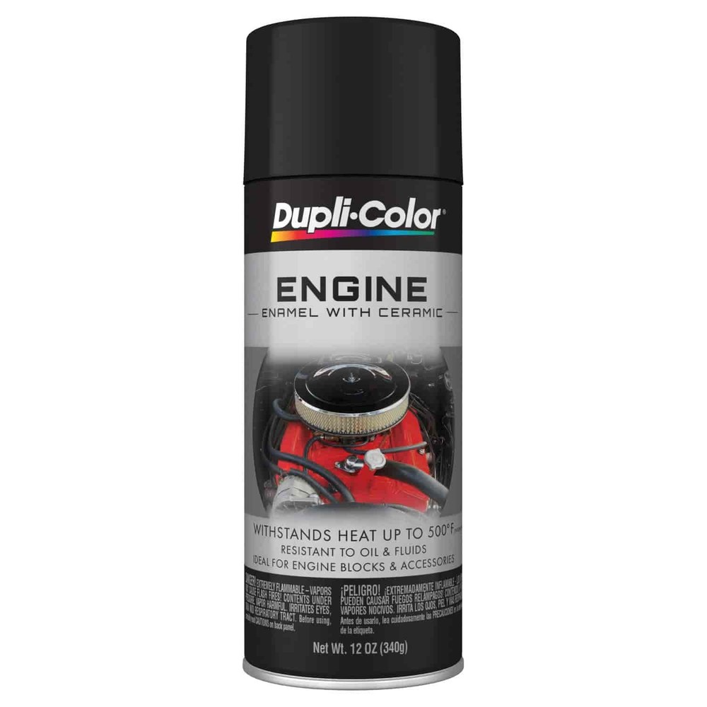 Duplicolor DE1654 Ceramic Engine Paint Flat Black