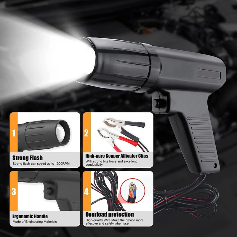 Engine Ignition Timing Light Car Motorcycle Engine timing Gun Light