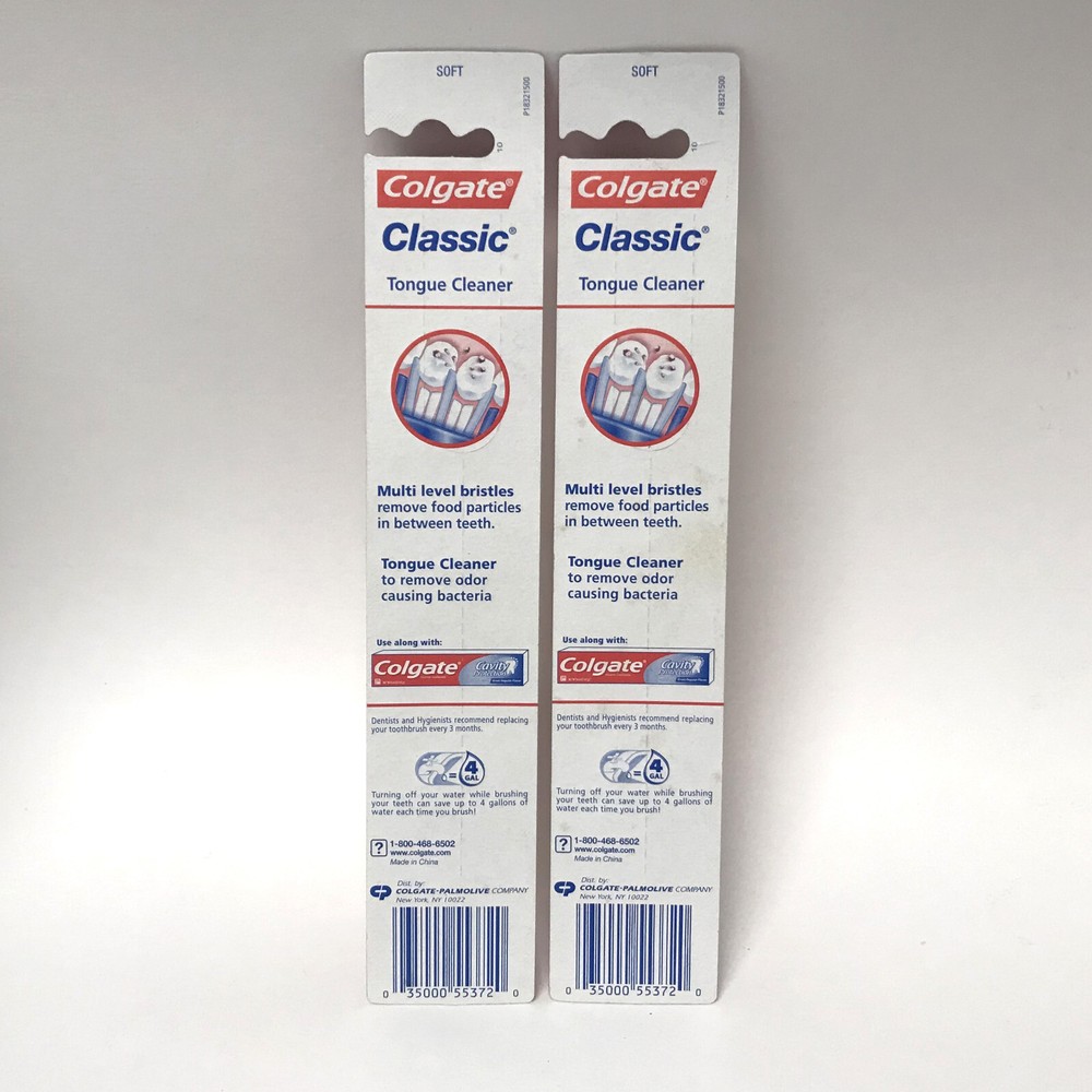2X Colgate CLASSIC MULTI LEVEL BRISTLES Toothbrushes, 2ct Value Pack (4ct total)