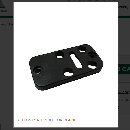 BUTTON PLATE 4 BUTTON BLACK # PH6-2-5-ABS