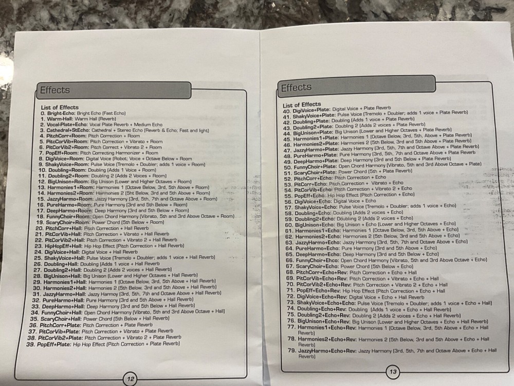 VocoPro SINGTOOLS open box