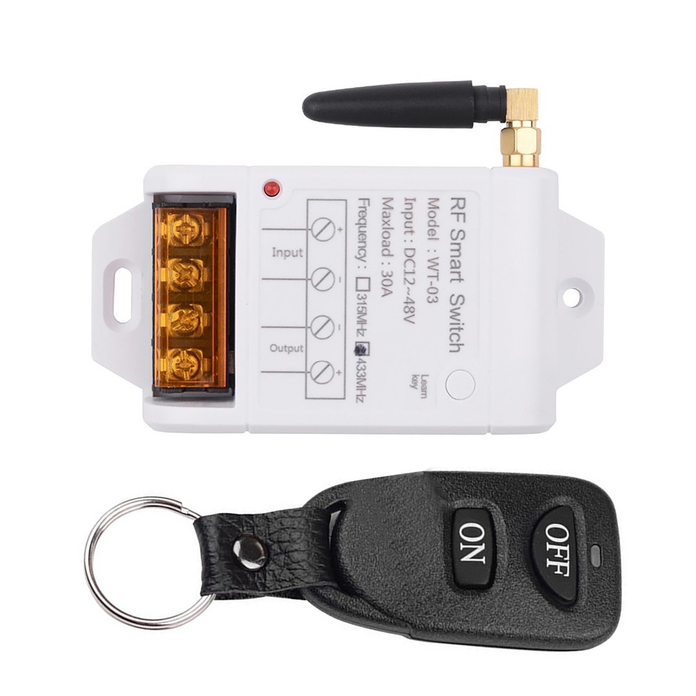 433Mhz High Power Wireless Remote Control Switch 30A Relay For Water Pump