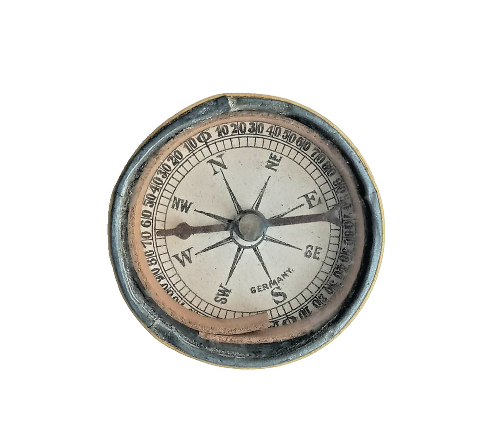 Vintage 1950s German Pocket Compass