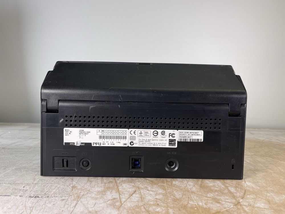 FUJITSU SCANSCAP IX500 DOCUMENT SCANNER (NO POWER SUPPLY)
