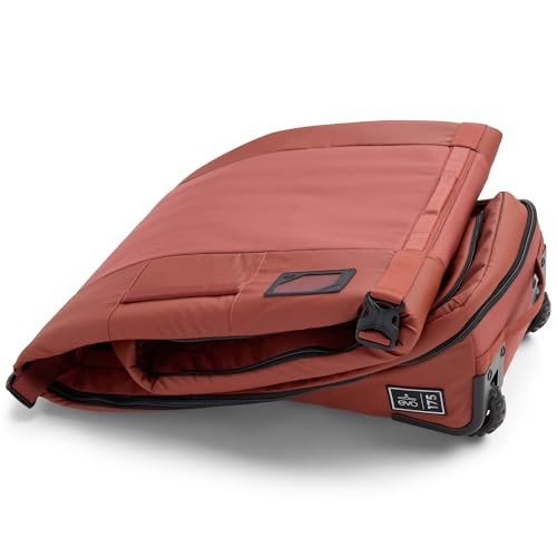 Deluxe Ski and Snowboard Roller Bag & Packing Cube - TSA Compliant - 165 Rust
