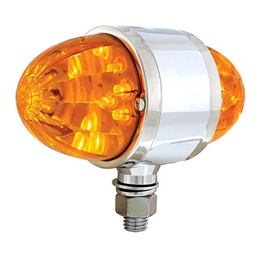 37477 Marker Light, Double Face, LED, Assembly, Dual Function, 17 LED, Amber