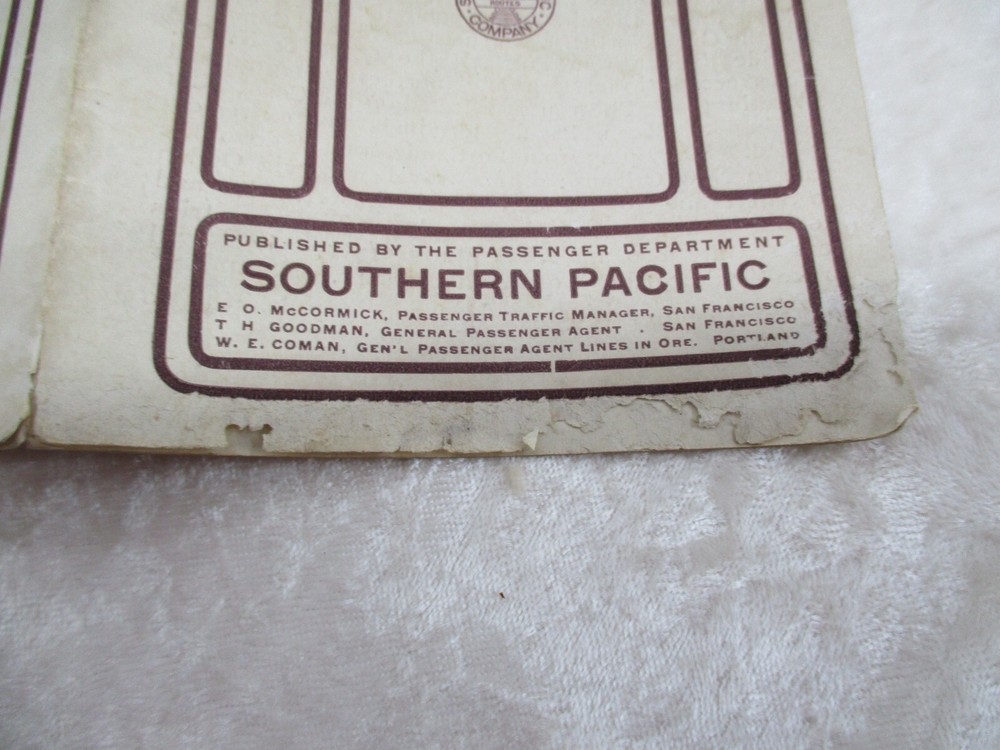 1901 Pacific Coast Theatrical Circuit Guide Pamphlet