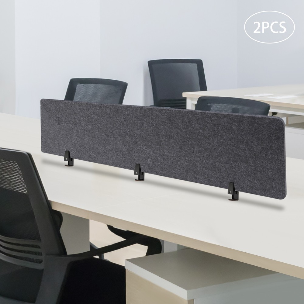 2* Desk Privacy Panels Desktop Panel For Office/Classroom/Library Divider Panels