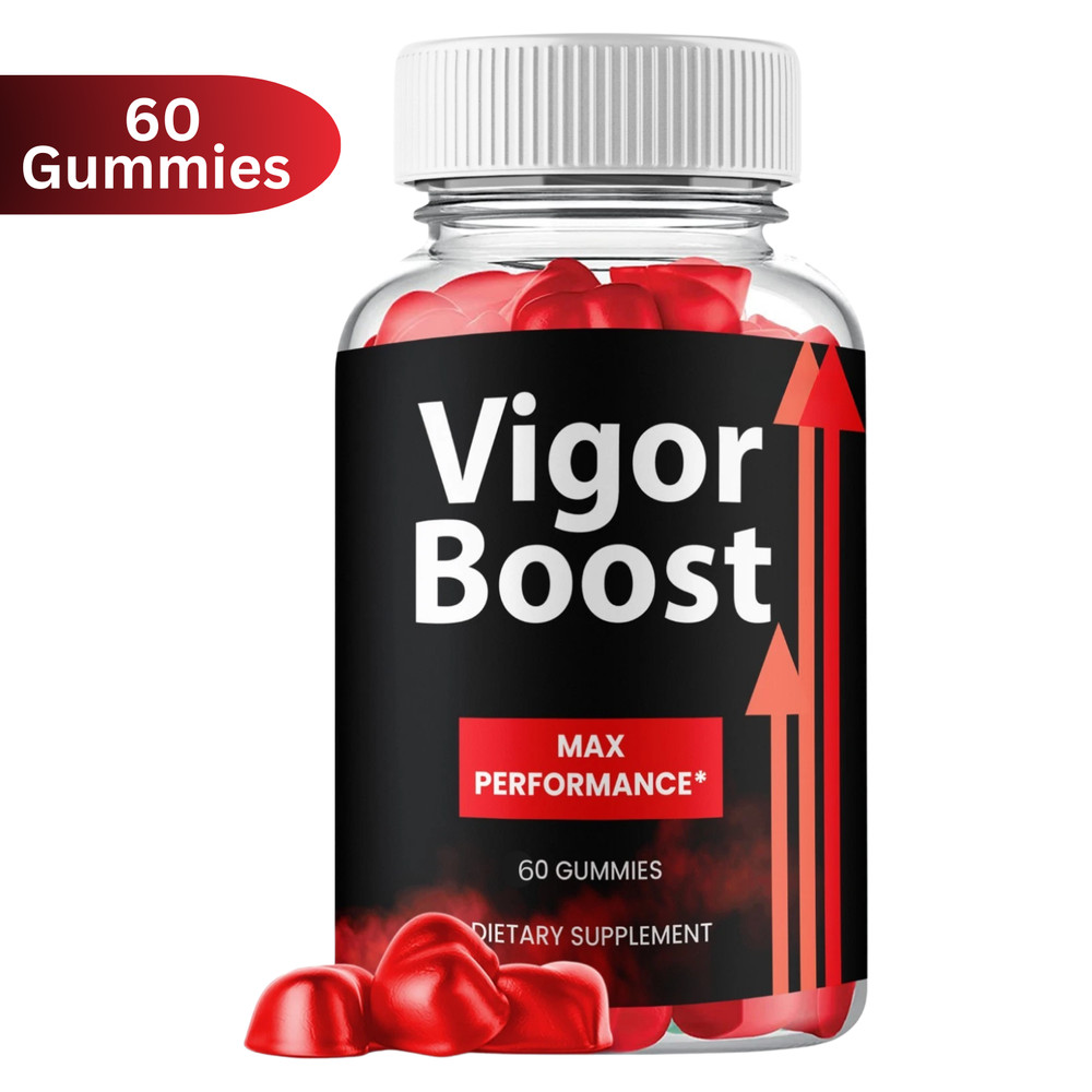 (5 Pack) Vigor Boost Gummies, Max Strength Formula Supplement - 300 Gummies