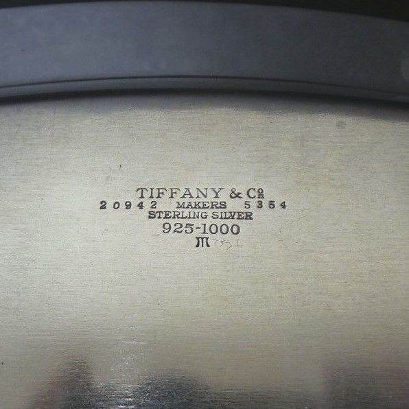 VINTAGE TIFFANY & CO. STERLING SILVER RECTANGULAR 10.5" TRAY #20942, 340 grams