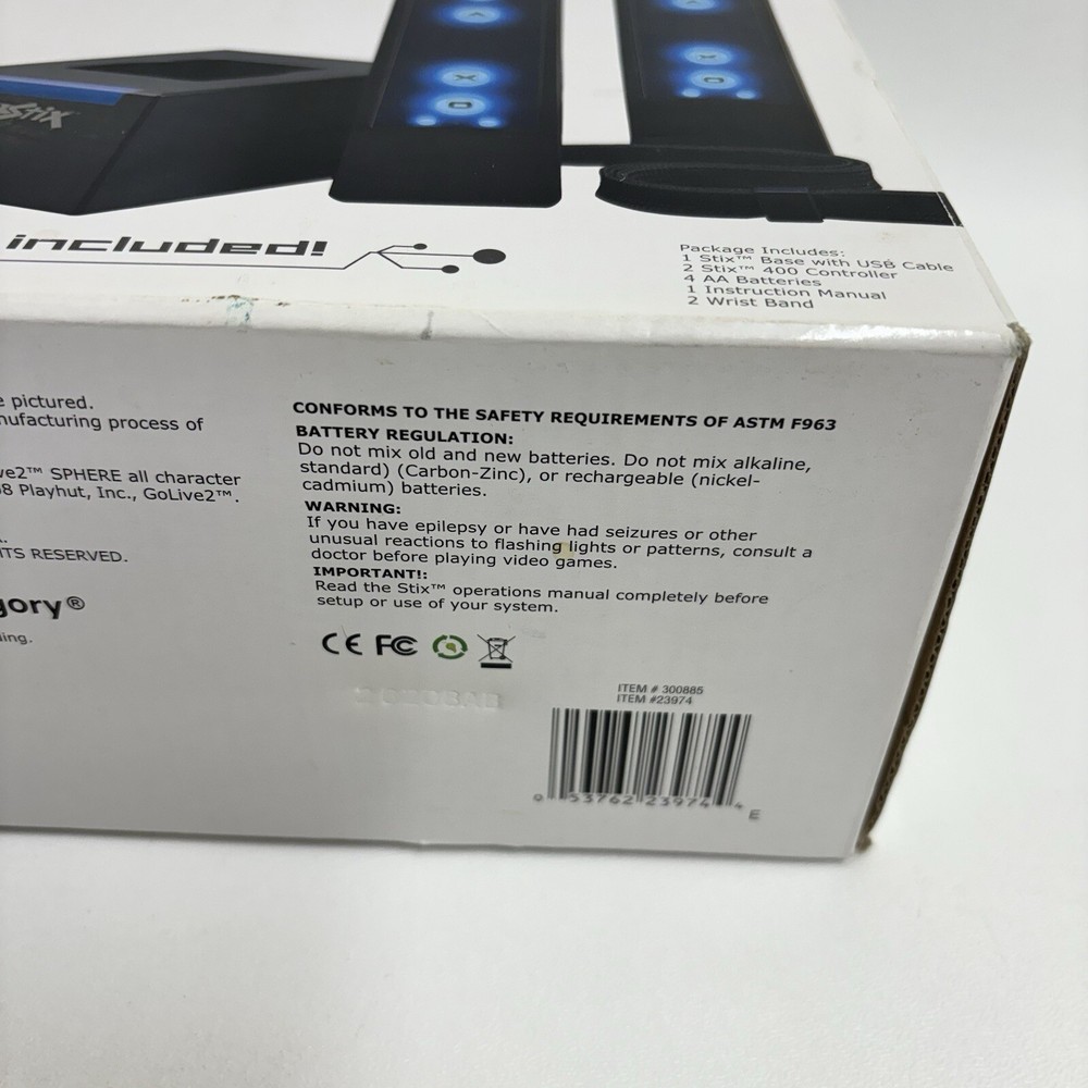 RETRO — 2008 — GO LIVE 2 Stix 400 3D Game Controller Combo Starter Pack