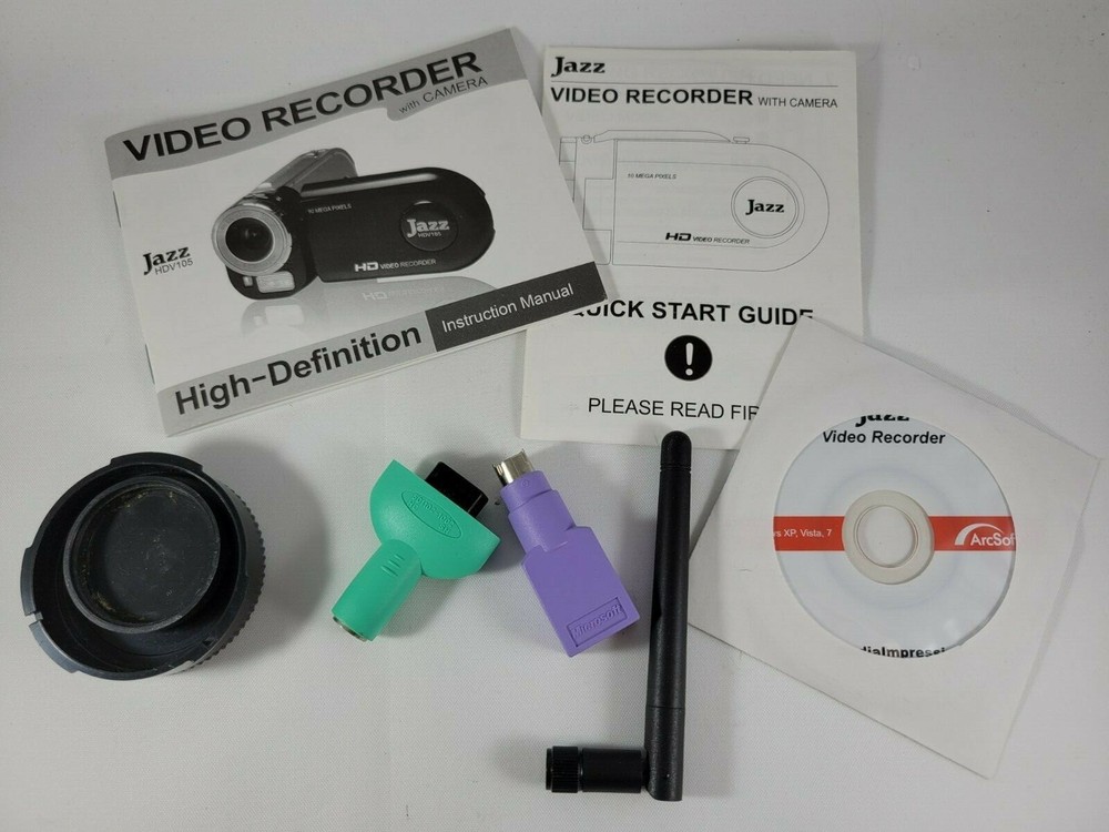 Jazz Video Recorder Accessories Lot