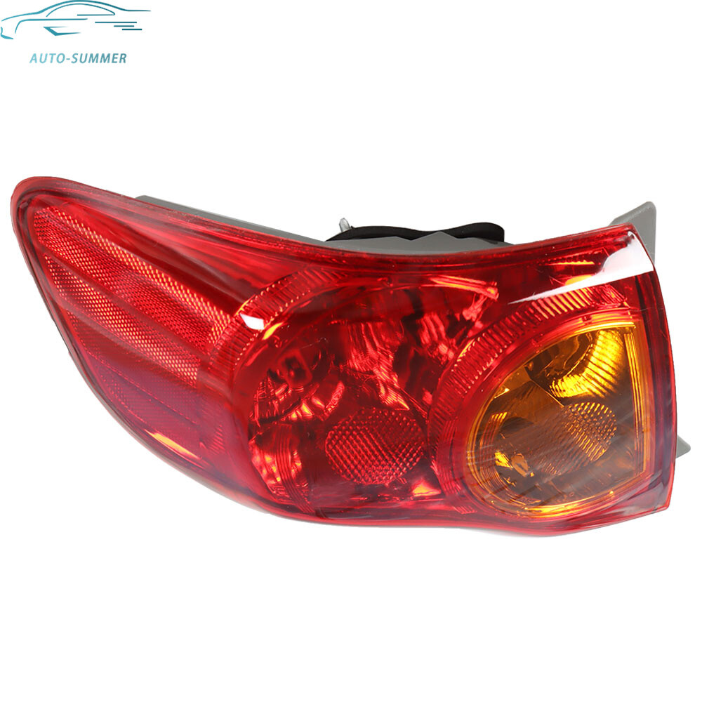 For Toyota Corolla 2009-2010 Left Side Tail Light Brake Lamp Outer Halogen