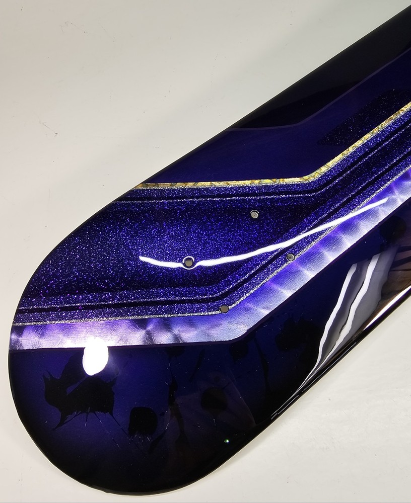 Custom Candy Painted Skateboard Deck Wall Art