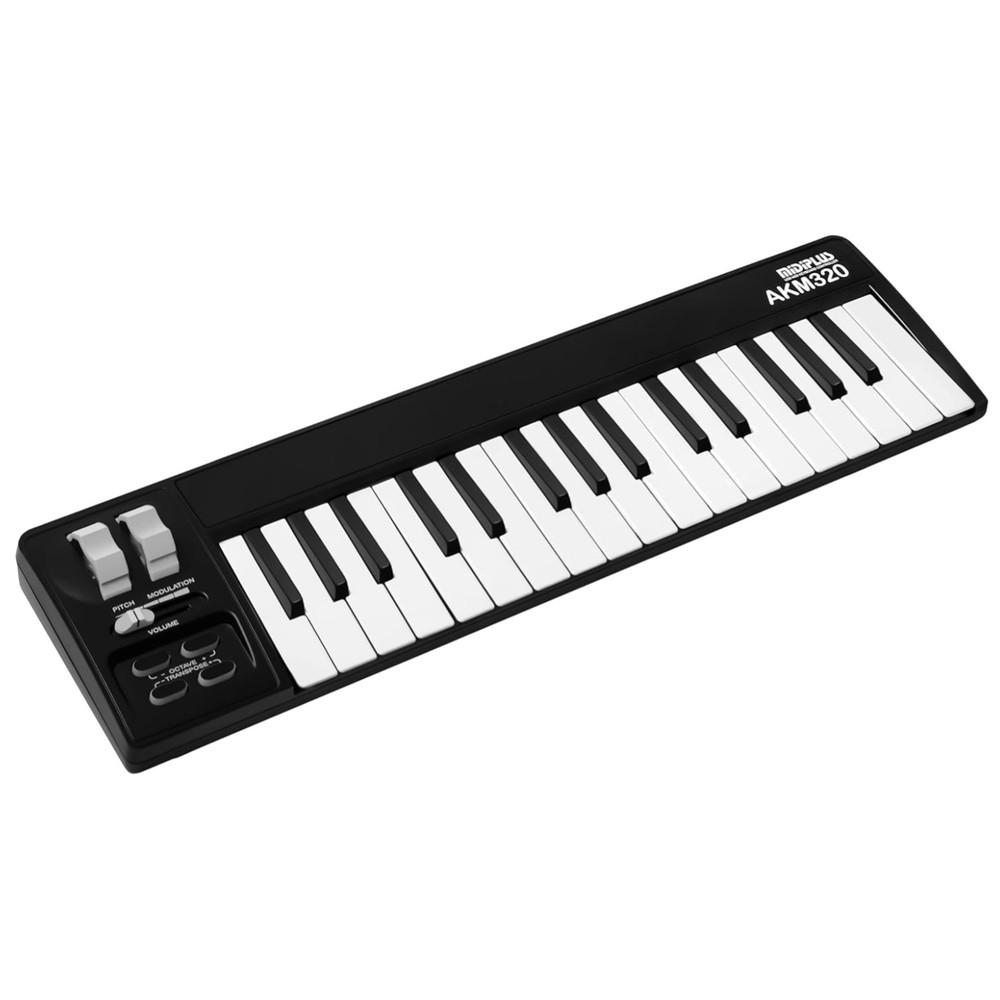 Portable 32-Key MIDI Controller Keyboard Windows Mac