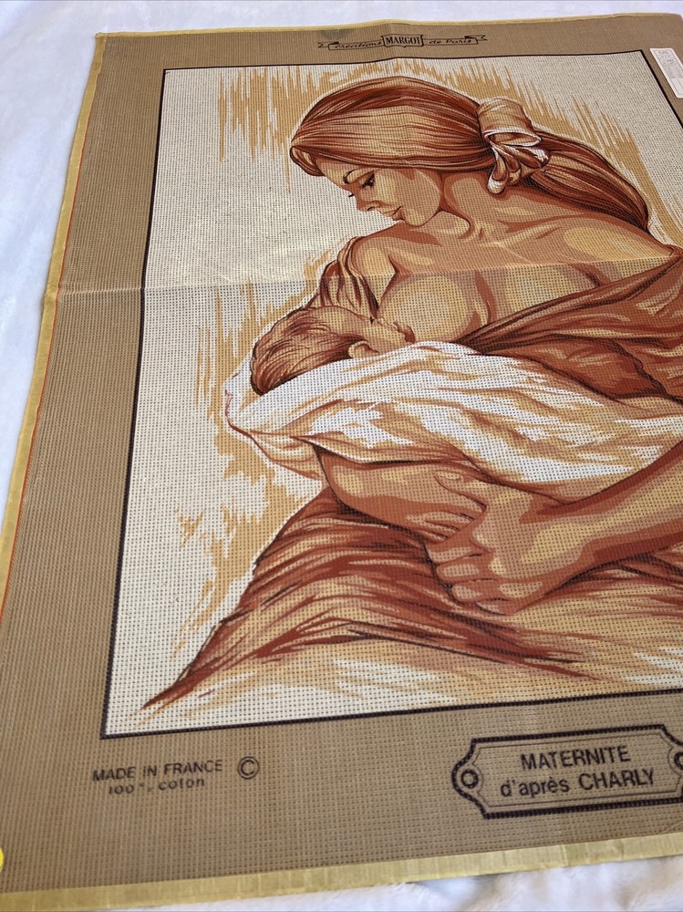 needlepoint canvas handpainted