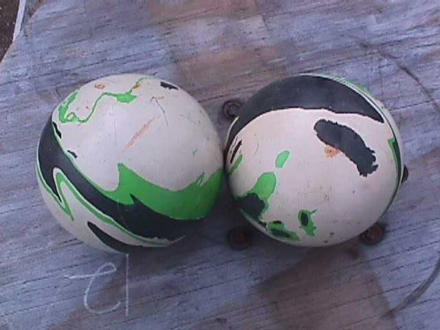 Ebonite Tornado Duckpin Bowling Balls